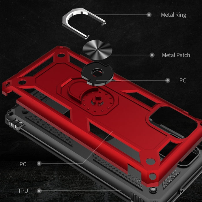 Funda protectora Armor a prueba de golpes TPU + PC con soporte de rotación de 360 grados, For Galaxy A51, For Xiaomi Mi CC9 Pro