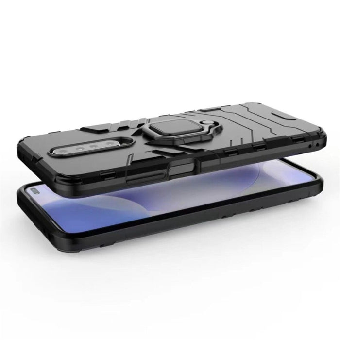 Funda protectora a prueba de golpes de PC + TPU con soporte de anillo magnético, For Xiaomi Redmi K30, For Galaxy A51