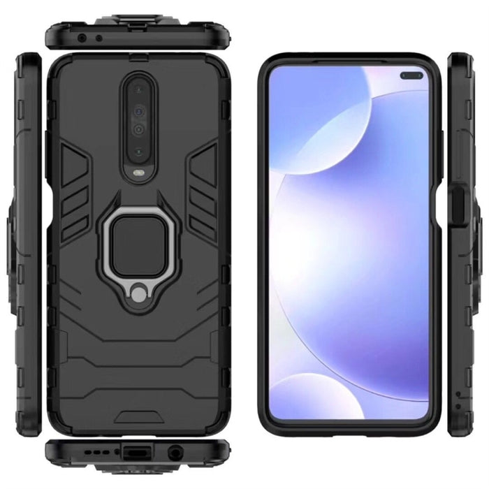 Funda protectora a prueba de golpes de PC + TPU con soporte de anillo magnético, For Xiaomi Redmi K30, For Galaxy A51