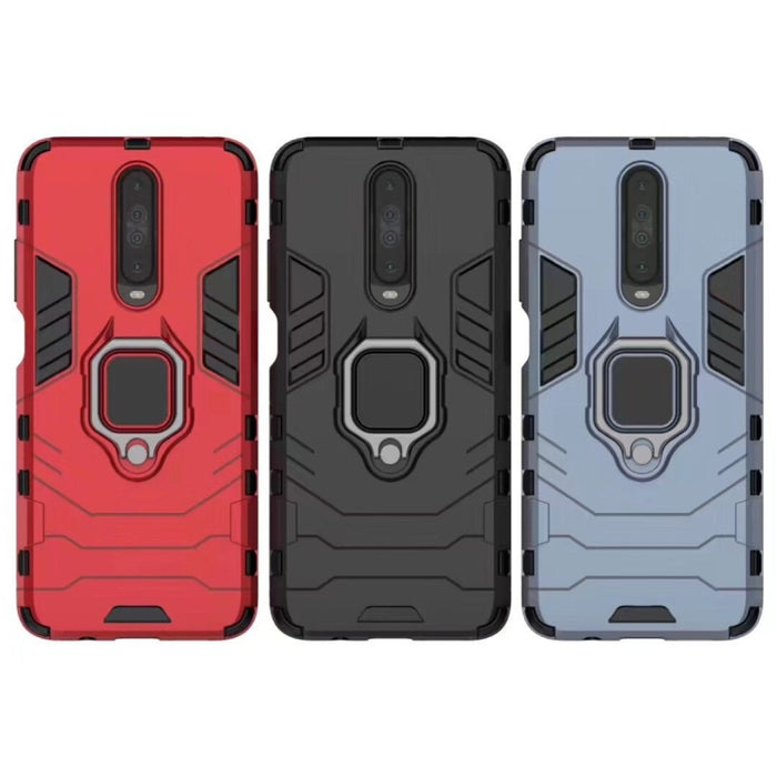 Funda protectora a prueba de golpes de PC + TPU con soporte de anillo magnético, For Xiaomi Redmi K30, For Galaxy A51