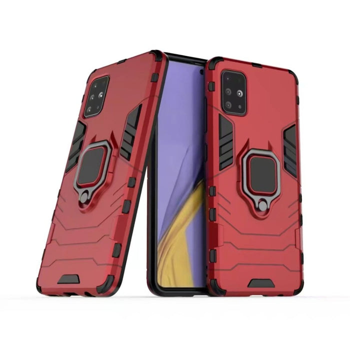 Funda protectora a prueba de golpes de PC + TPU con soporte de anillo magnético, For Xiaomi Redmi K30, For Galaxy A51