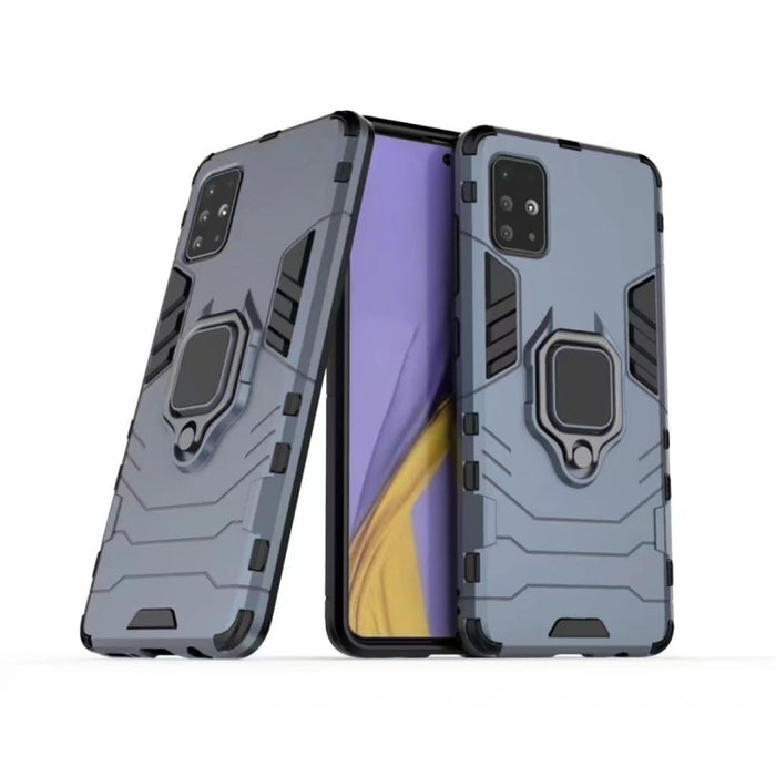 Funda protectora a prueba de golpes de PC + TPU con soporte de anillo magnético, For Xiaomi Redmi K30, For Galaxy A51
