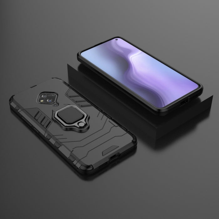Funda protectora de PC + TPU a prueba de golpes con soporte de anillo magnético, For Vivo S5, For Vivo V17 / Y9s / S1 Pro, For Xiaomi Redmi Note 8T