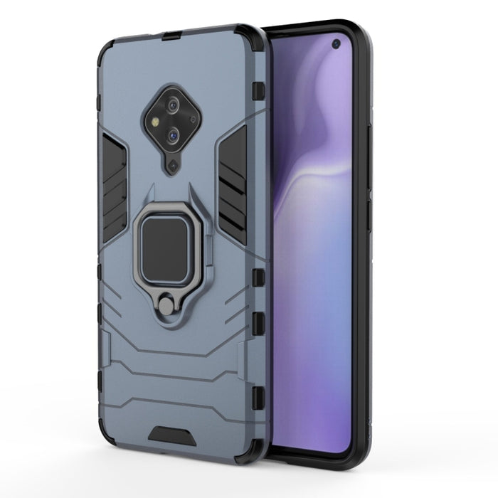 Funda protectora de PC + TPU a prueba de golpes con soporte de anillo magnético, For Vivo S5, For Vivo V17 / Y9s / S1 Pro, For Xiaomi Redmi Note 8T
