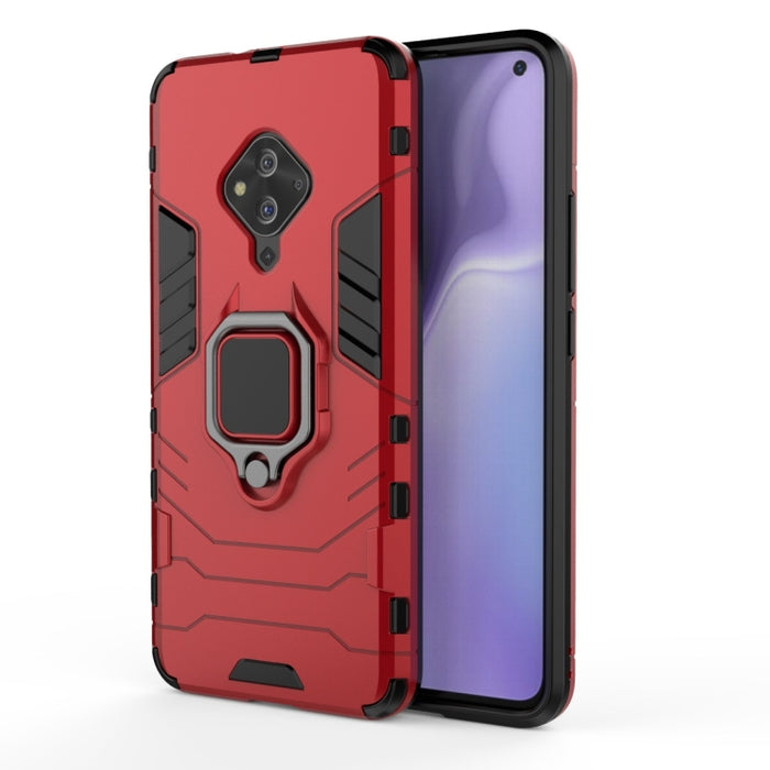 Funda protectora de PC + TPU a prueba de golpes con soporte de anillo magnético, For Vivo S5, For Vivo V17 / Y9s / S1 Pro, For Xiaomi Redmi Note 8T