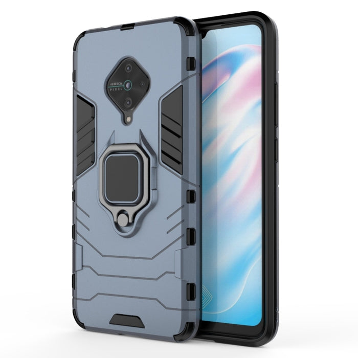 Funda protectora de PC + TPU a prueba de golpes con soporte de anillo magnético, For Vivo S5, For Vivo V17 / Y9s / S1 Pro, For Xiaomi Redmi Note 8T