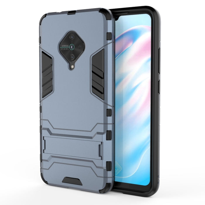 Funda protectora de PC + TPU a prueba de golpes con soporte invisible, For Vivo S5, For Vivo V17 / Y9s / S1 Pro, For Xiaomi Redmi Note 8T