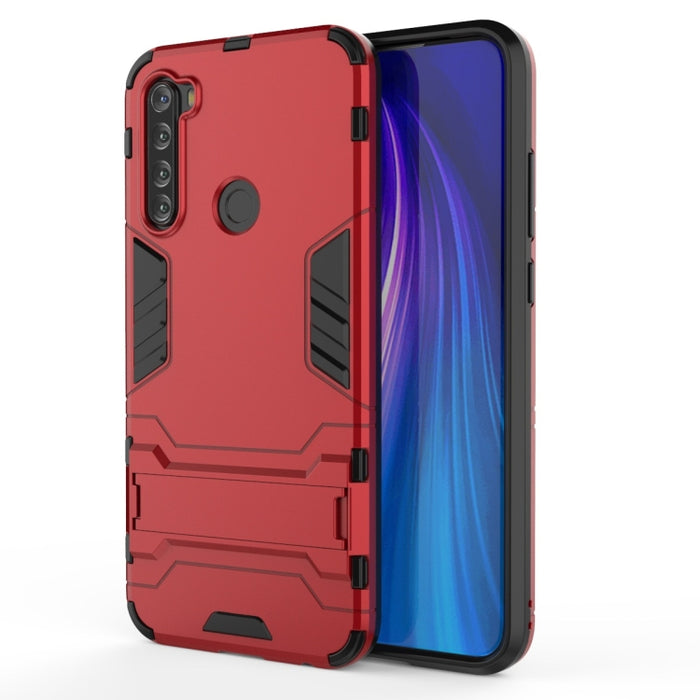 Funda protectora de PC + TPU a prueba de golpes con soporte invisible, For Vivo S5, For Vivo V17 / Y9s / S1 Pro, For Xiaomi Redmi Note 8T