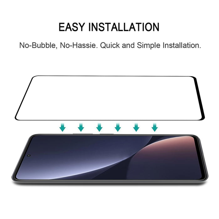 Película de vidrio templado de pantalla de pegamento completo, For Xiaomi Redmi K50/K50 Pro/K50 Gaming/Redmi K60 (1 PC)