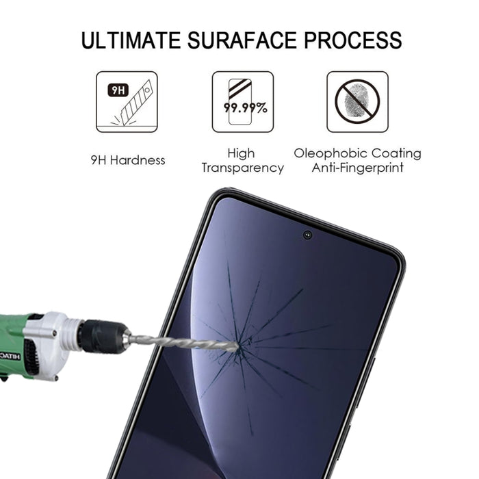 Película de vidrio templado de pantalla de pegamento completo de 25 piezas, For Xiaomi Redmi K50/K50 Pro/K50 Gaming/Redmi K60(25 PCS)