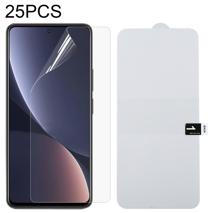25 PCS Protector de pantalla completa Película de hidrogel a prueba de explosiones, For Xiaomi Redmi K50/K50 Pro/K50 Gaming/Redmi K60(25 PCS)