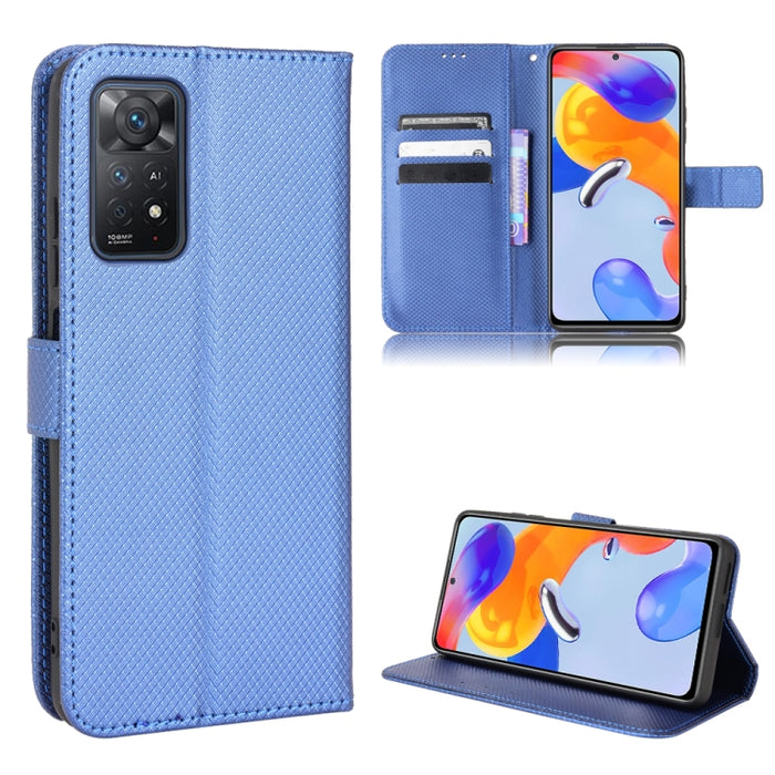 Estuche para teléfono de cuero con textura de diamante, For Xiaomi Redmi 9, For Xiaomi Redmi Note 11 4G Global / Note 11S, For Xiaomi Redmi Note 11 Pro 5G / 4G Global, For Xiaomi Mi 11 Ultra, For Xiaomi Mi CC9 Pro / Note 10 / Note 10 Pro               ...