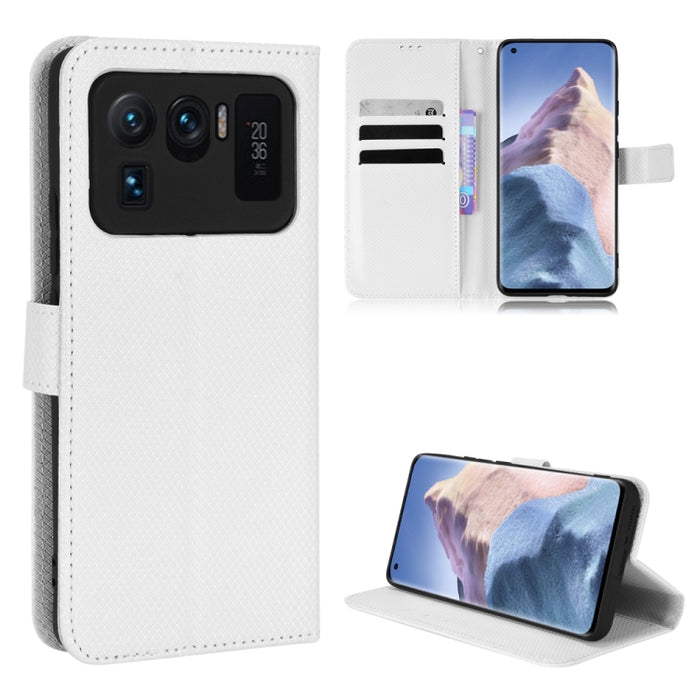 Estuche para teléfono de cuero con textura de diamante, For Xiaomi Redmi 9, For Xiaomi Redmi Note 11 4G Global / Note 11S, For Xiaomi Redmi Note 11 Pro 5G / 4G Global, For Xiaomi Mi 11 Ultra, For Xiaomi Mi CC9 Pro / Note 10 / Note 10 Pro               ...
