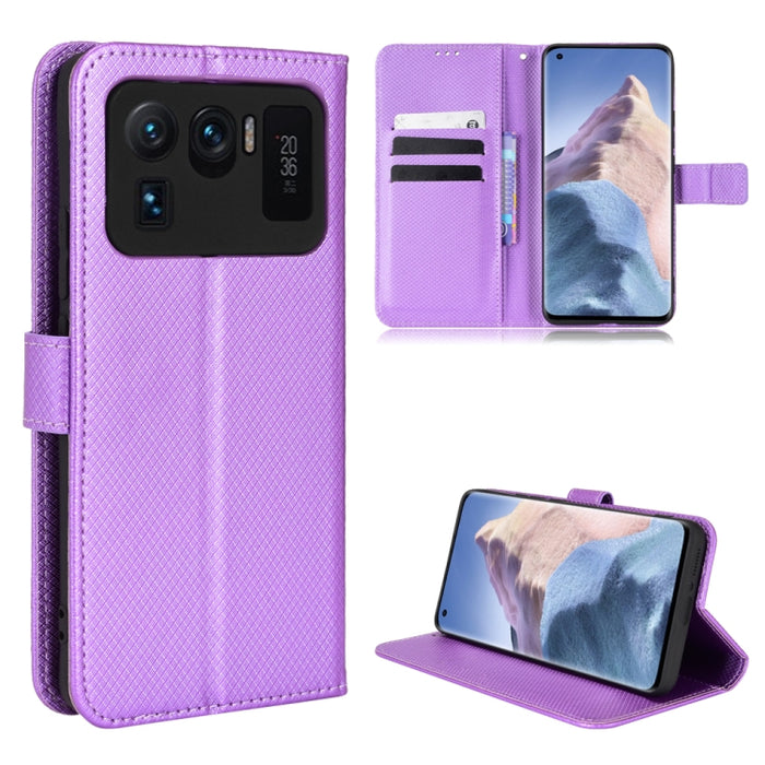 Estuche para teléfono de cuero con textura de diamante, For Xiaomi Redmi 9, For Xiaomi Redmi Note 11 4G Global / Note 11S, For Xiaomi Redmi Note 11 Pro 5G / 4G Global, For Xiaomi Mi 11 Ultra, For Xiaomi Mi CC9 Pro / Note 10 / Note 10 Pro               ...