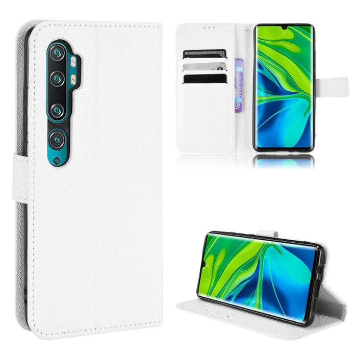 Estuche para teléfono de cuero con textura de diamante, For Xiaomi Redmi 9, For Xiaomi Redmi Note 11 4G Global / Note 11S, For Xiaomi Redmi Note 11 Pro 5G / 4G Global, For Xiaomi Mi 11 Ultra, For Xiaomi Mi CC9 Pro / Note 10 / Note 10 Pro               ...