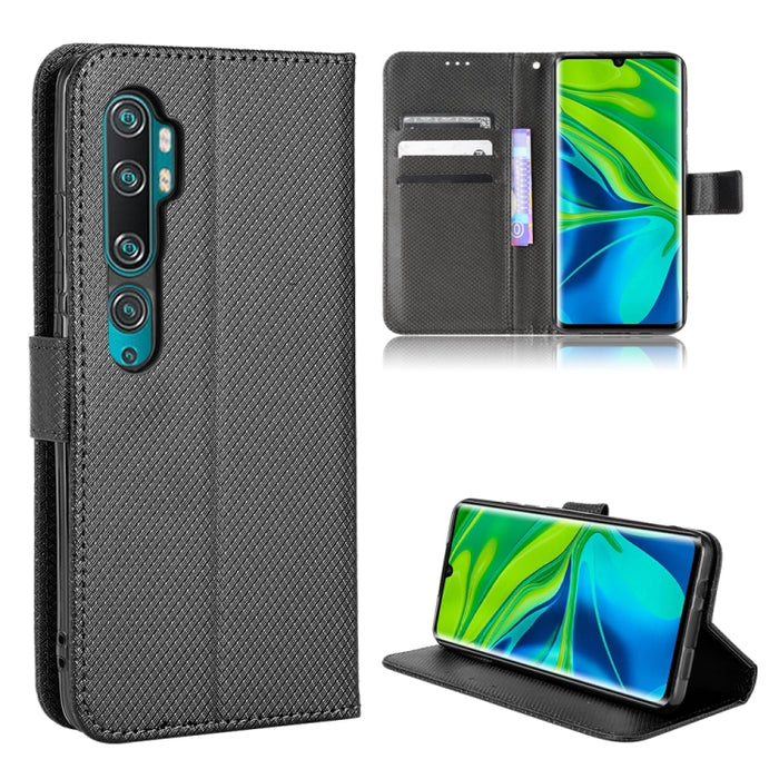 Estuche para teléfono de cuero con textura de diamante, For Xiaomi Redmi 9, For Xiaomi Redmi Note 11 4G Global / Note 11S, For Xiaomi Redmi Note 11 Pro 5G / 4G Global, For Xiaomi Mi 11 Ultra, For Xiaomi Mi CC9 Pro / Note 10 / Note 10 Pro               ...