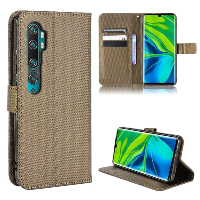 Estuche para teléfono de cuero con textura de diamante, For Xiaomi Redmi 9, For Xiaomi Redmi Note 11 4G Global / Note 11S, For Xiaomi Redmi Note 11 Pro 5G / 4G Global, For Xiaomi Mi 11 Ultra, For Xiaomi Mi CC9 Pro / Note 10 / Note 10 Pro               ...