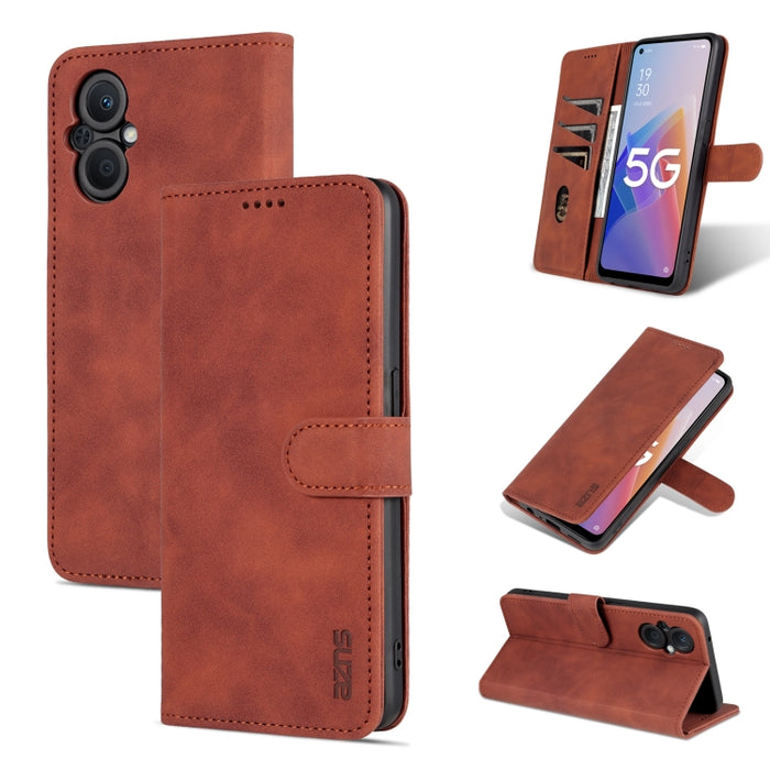 AZNS Skin Feel Becerro Textura Horizontal Flip Funda de cuero para teléfono, For vivo Y76s 5G / Y74s, For OPPO A96 5G / Reno7 5G Overseas Version & OnePlus Nord N20 5G, For Xiaomi Redmi Note 11 4G Global / Note 11S                                      ...