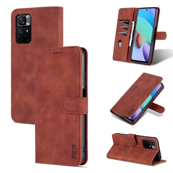 AZNS Skin Feel Becerro Textura Horizontal Flip Funda de cuero para teléfono, For vivo Y76s 5G / Y74s, For OPPO A96 5G / Reno7 5G Overseas Version & OnePlus Nord N20 5G, For Xiaomi Redmi Note 11 4G Global / Note 11S                                      ...
