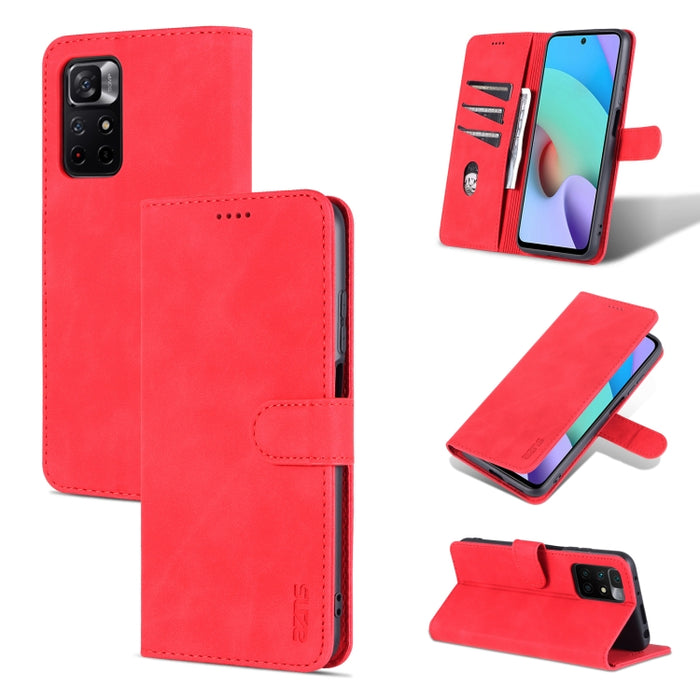 AZNS Skin Feel Becerro Textura Horizontal Flip Funda de cuero para teléfono, For vivo Y76s 5G / Y74s, For OPPO A96 5G / Reno7 5G Overseas Version & OnePlus Nord N20 5G, For Xiaomi Redmi Note 11 4G Global / Note 11S                                      ...
