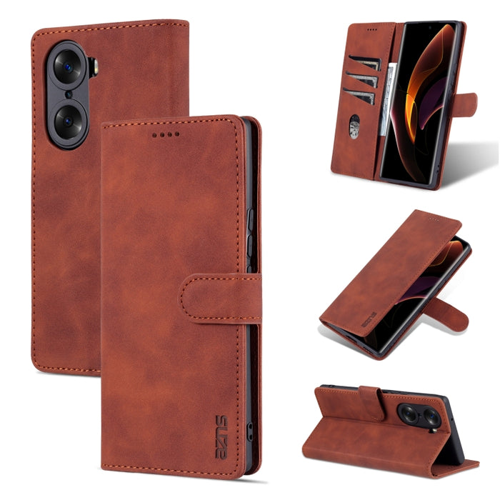 AZNS Skin Feel Becerro Textura Horizontal Flip Funda de cuero para teléfono, For vivo Y76s 5G / Y74s, For OPPO A96 5G / Reno7 5G Overseas Version & OnePlus Nord N20 5G, For Xiaomi Redmi Note 11 4G Global / Note 11S                                      ...