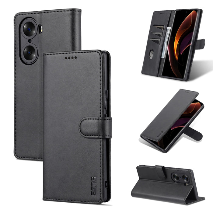 AZNS Skin Feel Becerro Textura Horizontal Flip Funda de cuero para teléfono, For vivo Y76s 5G / Y74s, For OPPO A96 5G / Reno7 5G Overseas Version & OnePlus Nord N20 5G, For Xiaomi Redmi Note 11 4G Global / Note 11S                                      ...
