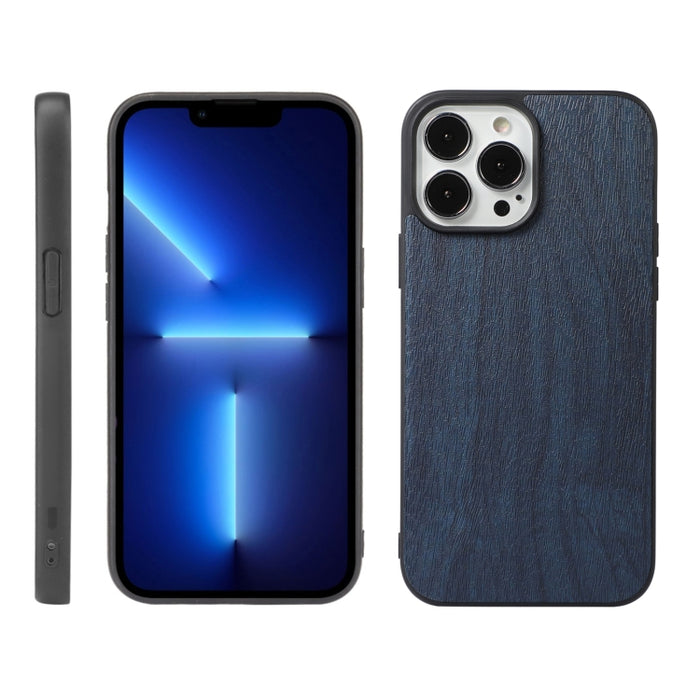 Caja del teléfono de la PU de la textura de madera, For iPhone 13, For iPhone 13 Pro, For iPhone 13 Pro Max