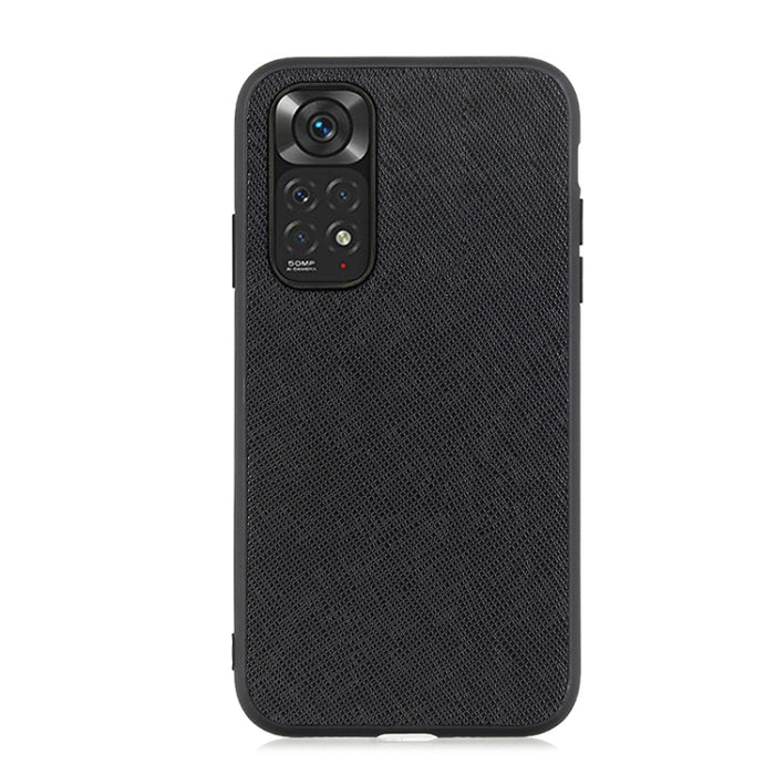 Caja de teléfono a prueba de golpes de cuero con textura cruzada, For Xiaomi Redmi Note 11 4G Global / Note 11S, For Xiaomi Redmi Note 11 Pro Global