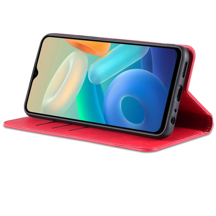 Estuche para teléfono de cuero con textura de becerro magnético AZNS, For vivo Y76s / Y74s, For Honor Play 30 Plus, For Redmi Note 11 4G Overseas Version / Note 11S, For Redmi Note 11 Pro Overseas Version, For Honor X30, For Samsung Galaxy A13 4G