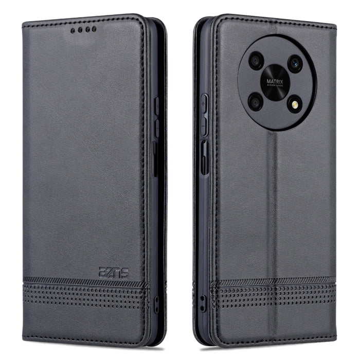 Estuche para teléfono de cuero con textura de becerro magnético AZNS, For vivo Y76s / Y74s, For Honor Play 30 Plus, For Redmi Note 11 4G Overseas Version / Note 11S, For Redmi Note 11 Pro Overseas Version, For Honor X30, For Samsung Galaxy A13 4G