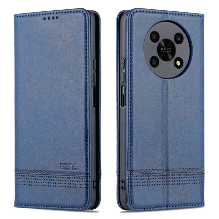 Estuche para teléfono de cuero con textura de becerro magnético AZNS, For vivo Y76s / Y74s, For Honor Play 30 Plus, For Redmi Note 11 4G Overseas Version / Note 11S, For Redmi Note 11 Pro Overseas Version, For Honor X30, For Samsung Galaxy A13 4G