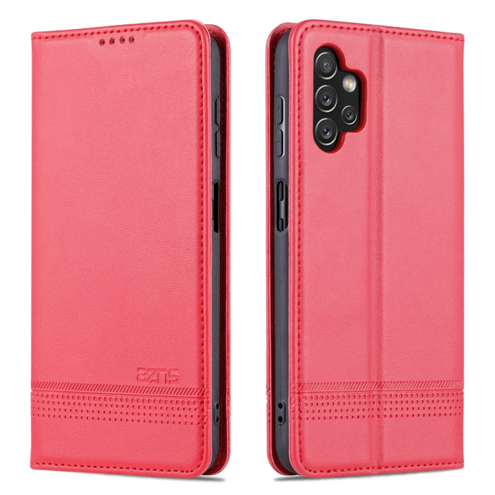 Estuche para teléfono de cuero con textura de becerro magnético AZNS, For vivo Y76s / Y74s, For Honor Play 30 Plus, For Redmi Note 11 4G Overseas Version / Note 11S, For Redmi Note 11 Pro Overseas Version, For Honor X30, For Samsung Galaxy A13 4G