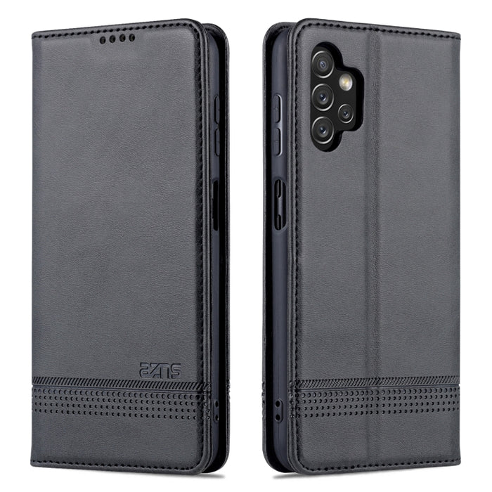 Estuche para teléfono de cuero con textura de becerro magnético AZNS, For vivo Y76s / Y74s, For Honor Play 30 Plus, For Redmi Note 11 4G Overseas Version / Note 11S, For Redmi Note 11 Pro Overseas Version, For Honor X30, For Samsung Galaxy A13 4G