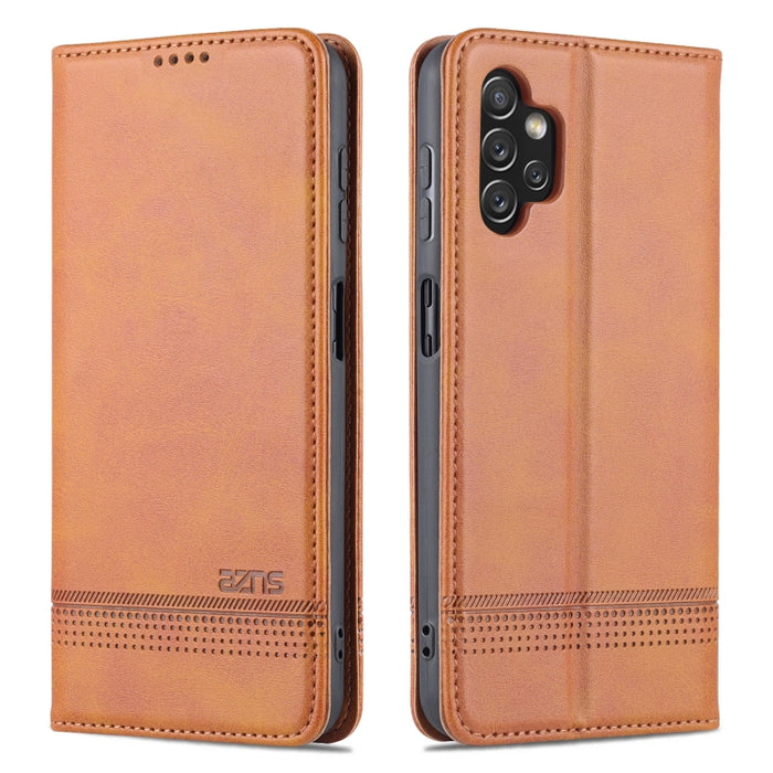 Estuche para teléfono de cuero con textura de becerro magnético AZNS, For vivo Y76s / Y74s, For Honor Play 30 Plus, For Redmi Note 11 4G Overseas Version / Note 11S, For Redmi Note 11 Pro Overseas Version, For Honor X30, For Samsung Galaxy A13 4G