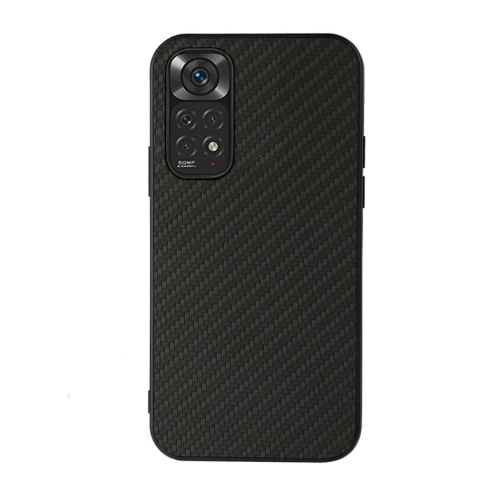 Estuche a prueba de golpes con textura de fibra de carbono con orificio preciso, For Xiaomi Redmi Note 11 4G Global / Note 11S, For Xiaomi Redmi Note 11 Pro Global