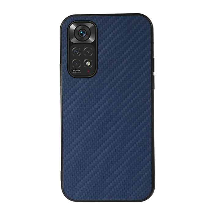 Estuche a prueba de golpes con textura de fibra de carbono con orificio preciso, For Xiaomi Redmi Note 11 4G Global / Note 11S, For Xiaomi Redmi Note 11 Pro Global