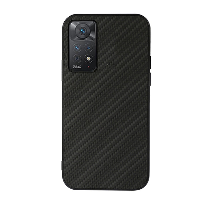 Estuche a prueba de golpes con textura de fibra de carbono con orificio preciso, For Xiaomi Redmi Note 11 4G Global / Note 11S, For Xiaomi Redmi Note 11 Pro Global