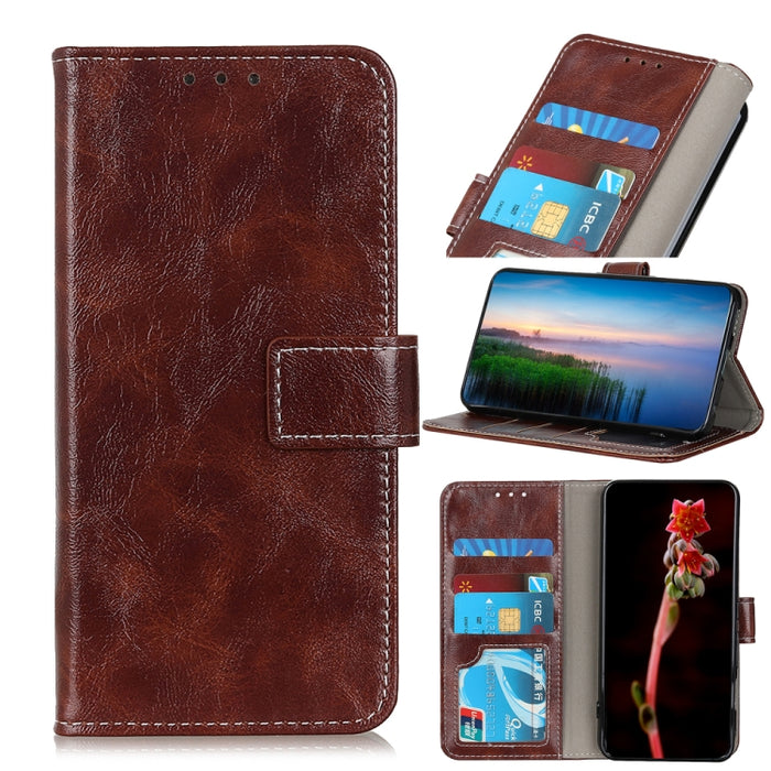 Estuche para teléfono de cuero con textura retro Crazy Horse, For OnePlus Nord CE 2 5G, For Xiaomi Redmi Note 11 Pro 5G / 4G / Note 11 Pro+ 5G Foreign Version, For OPPO Realme 9 Pro+ / Realme 9 4G / Realme Narzo 50 Pro                                  ...