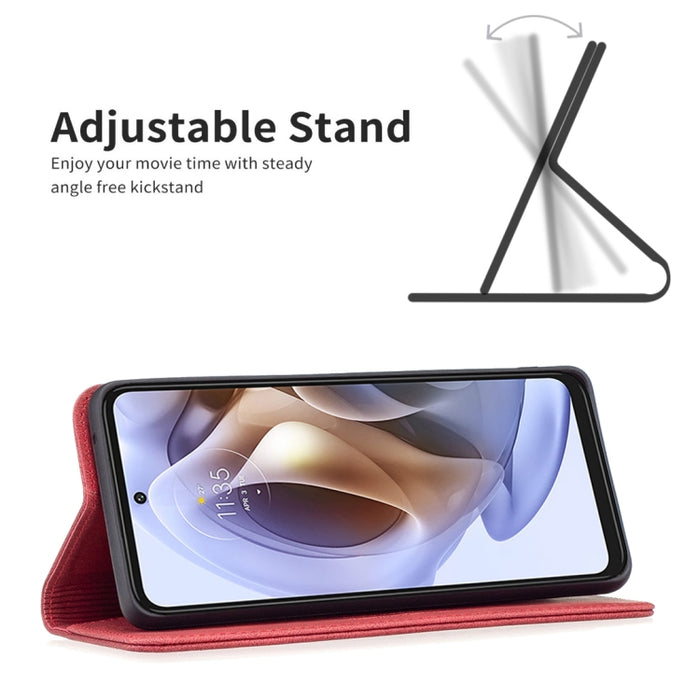 Estuche de teléfono de cuero antirrobo con bloqueo RFID magnético, For Motorola Moto G31 / G41 Side Fingerprint Version, For Nokia G21 / G11, For OPPO A36 / Realme 9i, For OPPO Realme 9 Pro+, For Xiaomi Redmi Note 11 International Version              ...