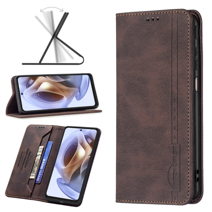 Estuche de teléfono de cuero antirrobo con bloqueo RFID magnético, For Motorola Moto G31 / G41 Side Fingerprint Version, For Nokia G21 / G11, For OPPO A36 / Realme 9i, For OPPO Realme 9 Pro+, For Xiaomi Redmi Note 11 International Version              ...