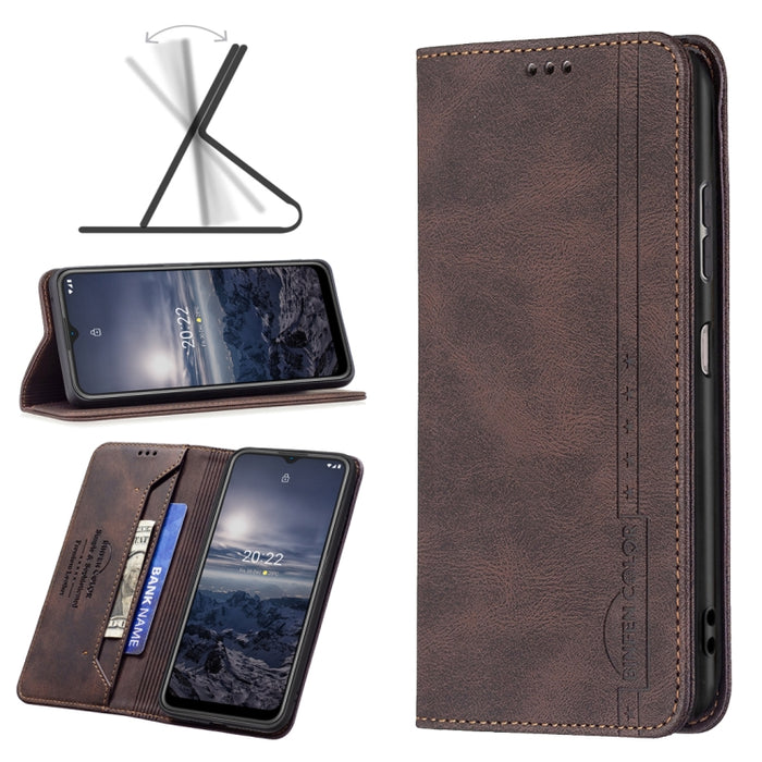 Estuche de teléfono de cuero antirrobo con bloqueo RFID magnético, For Motorola Moto G31 / G41 Side Fingerprint Version, For Nokia G21 / G11, For OPPO A36 / Realme 9i, For OPPO Realme 9 Pro+, For Xiaomi Redmi Note 11 International Version              ...