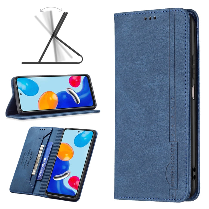 Estuche de teléfono de cuero antirrobo con bloqueo RFID magnético, For Motorola Moto G31 / G41 Side Fingerprint Version, For Nokia G21 / G11, For OPPO A36 / Realme 9i, For OPPO Realme 9 Pro+, For Xiaomi Redmi Note 11 International Version              ...