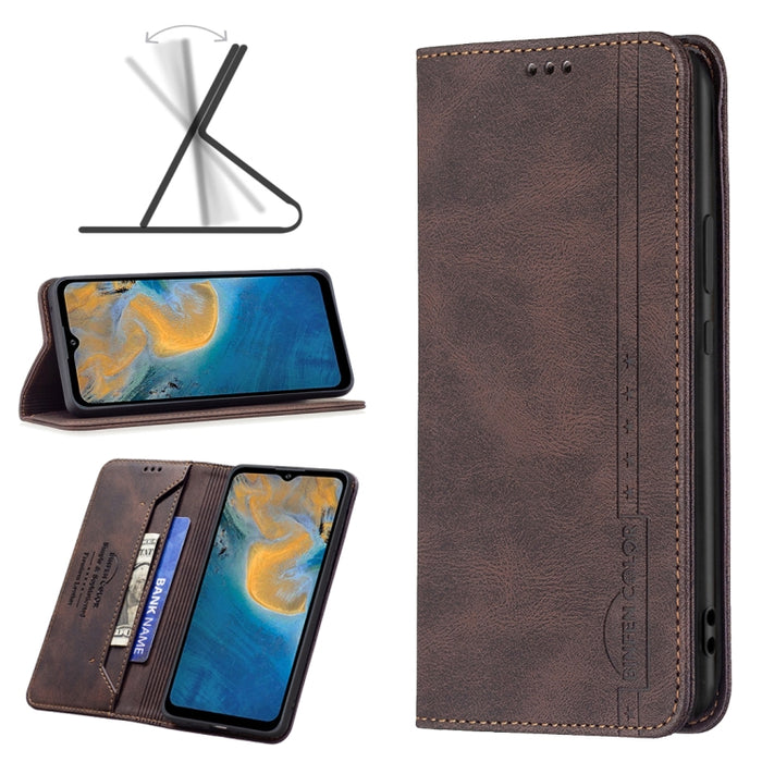 Estuche de teléfono de cuero antirrobo con bloqueo RFID magnético, For Motorola Moto G31 / G41 Side Fingerprint Version, For Nokia G21 / G11, For OPPO A36 / Realme 9i, For OPPO Realme 9 Pro+, For Xiaomi Redmi Note 11 International Version              ...