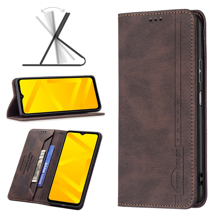 Estuche de teléfono de cuero antirrobo con bloqueo RFID magnético, For Motorola Moto G31 / G41 Side Fingerprint Version, For Nokia G21 / G11, For OPPO A36 / Realme 9i, For OPPO Realme 9 Pro+, For Xiaomi Redmi Note 11 International Version              ...