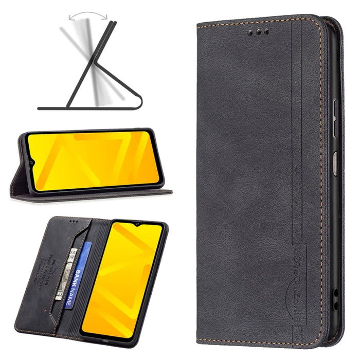 Estuche de teléfono de cuero antirrobo con bloqueo RFID magnético, For Motorola Moto G31 / G41 Side Fingerprint Version, For Nokia G21 / G11, For OPPO A36 / Realme 9i, For OPPO Realme 9 Pro+, For Xiaomi Redmi Note 11 International Version              ...