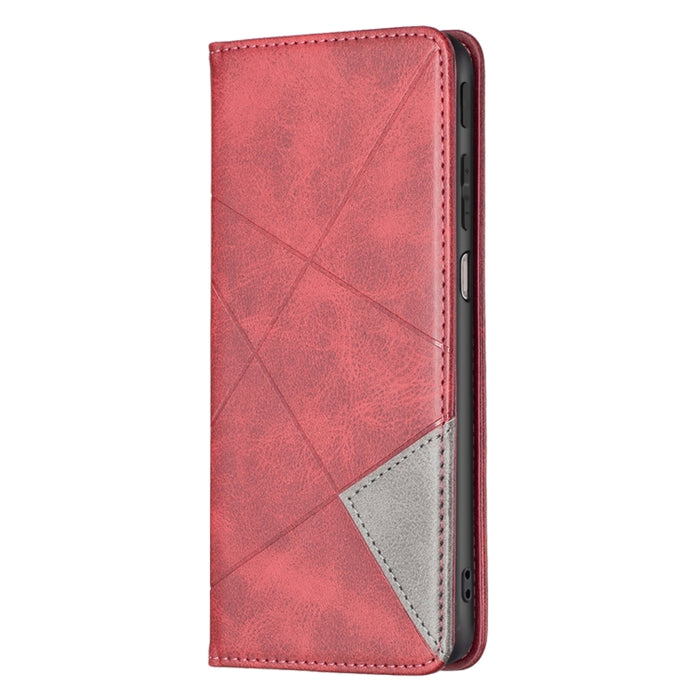 Estuche para teléfono de cuero magnético invisible prismático, For Motorola Moto G31 / G41  Side Fingerprint Version, For OPPO A36 / Realme 9i, For OPPO Realme 9 Pro+, For Xiaomi Redmi Note 11 International Version, For Samsung Galaxy A23 5G           ...