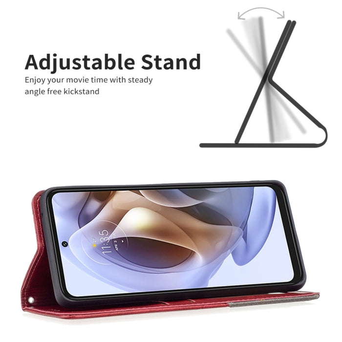 Estuche para teléfono de cuero magnético invisible prismático, For Motorola Moto G31 / G41  Side Fingerprint Version, For OPPO A36 / Realme 9i, For OPPO Realme 9 Pro+, For Xiaomi Redmi Note 11 International Version, For Samsung Galaxy A23 5G           ...