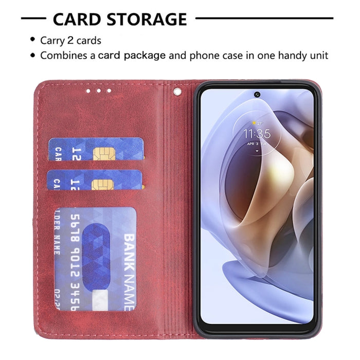 Estuche para teléfono de cuero magnético invisible prismático, For Motorola Moto G31 / G41  Side Fingerprint Version, For OPPO A36 / Realme 9i, For OPPO Realme 9 Pro+, For Xiaomi Redmi Note 11 International Version, For Samsung Galaxy A23 5G           ...