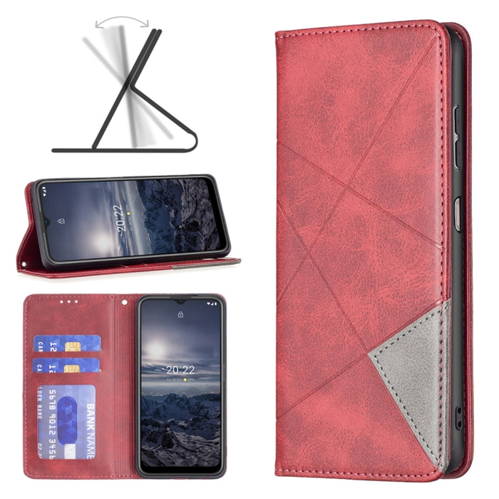 Estuche para teléfono de cuero magnético invisible prismático, For Motorola Moto G31 / G41  Side Fingerprint Version, For OPPO A36 / Realme 9i, For OPPO Realme 9 Pro+, For Xiaomi Redmi Note 11 International Version, For Samsung Galaxy A23 5G           ...