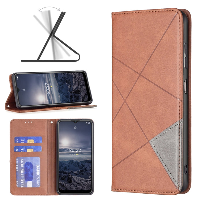 Estuche para teléfono de cuero magnético invisible prismático, For Motorola Moto G31 / G41  Side Fingerprint Version, For OPPO A36 / Realme 9i, For OPPO Realme 9 Pro+, For Xiaomi Redmi Note 11 International Version, For Samsung Galaxy A23 5G           ...